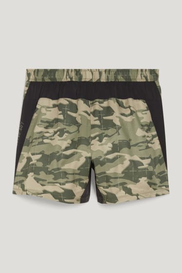 Hombre - Shorts funcionales - verde oscuro