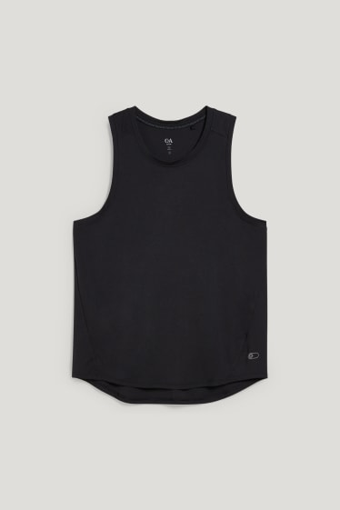 Uomo - Top sportivo - nero