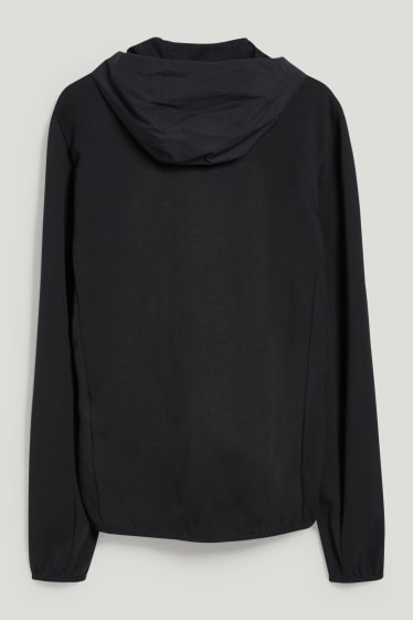 Hombre - Chaqueta funcional con capucha - negro