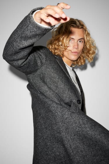 Clockhouse homme - CLOCKHOUSE - manteau - matière recyclée - gris chiné