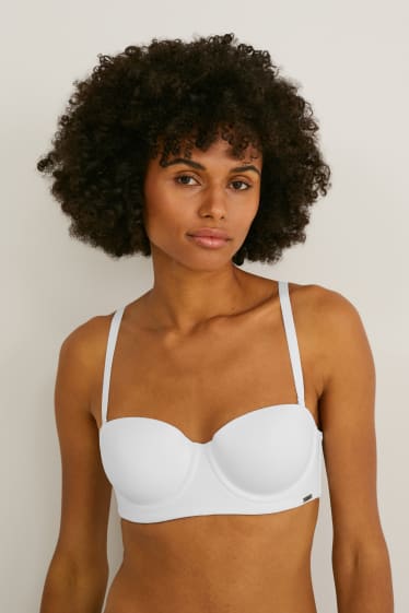 Mujer - Sujetador con aros - BALCONETTE - con relleno - blanco
