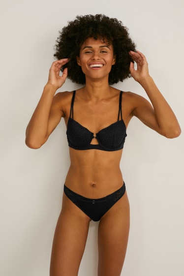 Mujer - Braguita - negro