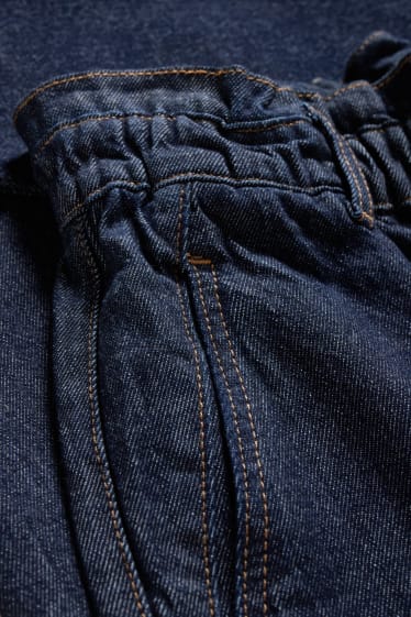 Donna - Tapered jeans - vita alta - LYCRA® - da materiali riciclati - jeans blu