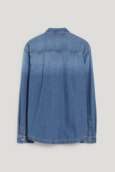 Hombre - Camisa vaquera - regular fit - vaqueros - azul