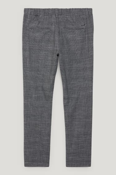 Herren - Hose - Tapered Fit - Flex - LYCRA® - grau-melange