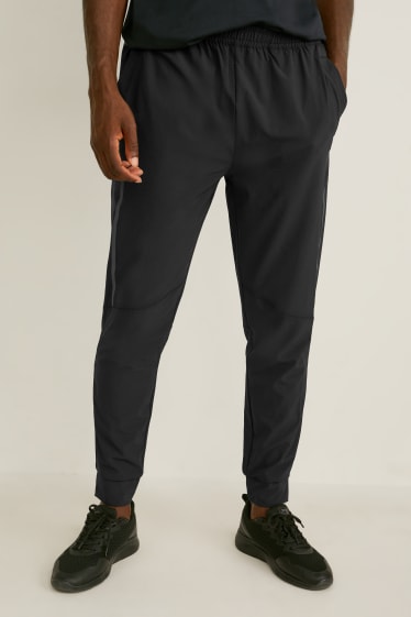 Herren - Funktions-Jogginghose - Flex - 4 Way Stretch - schwarz