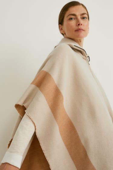 Women - Poncho - havanna