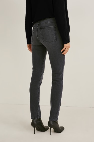 Femei - Slim jeans - talie înaltă - LYCRA® - negru