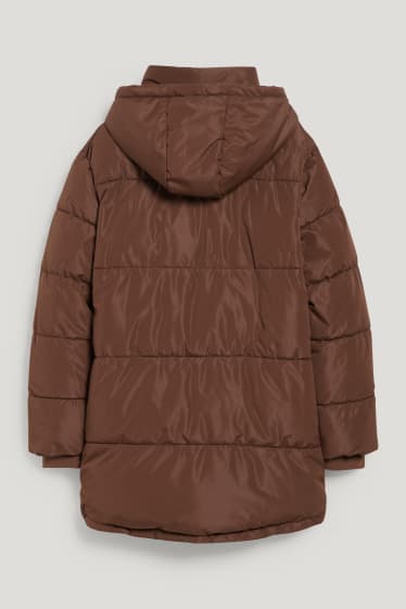 Clockhouse Girls - CLOCKHOUSE - Steppjacke mit Kapuze - dunkelbraun