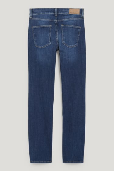 Dámské - Straight jeans - mid waist - LYCRA® - džíny - modré