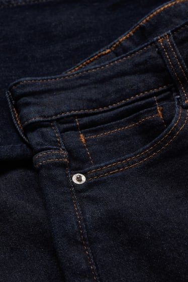 Dámské - Straight jeans - mid waist - LYCRA® - džíny - tmavomodré