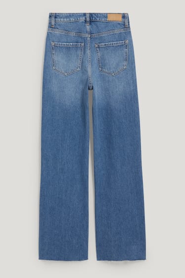 Clockhouse pro holky - CLOCKHOUSE - loose fit jeans - high waist - džíny - modré