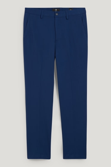Hommes - Pantalon de costume - slim fit - Flex - LYCRA® - matière recyclée - bleu