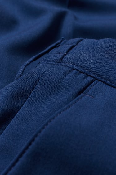 Hommes - Pantalon de costume - slim fit - Flex - LYCRA® - matière recyclée - bleu