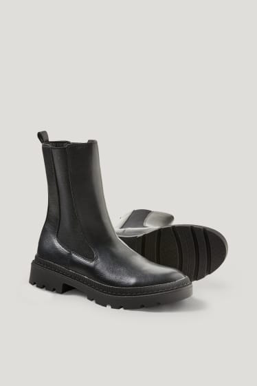 Donna - Stivaletti - similpelle - nero