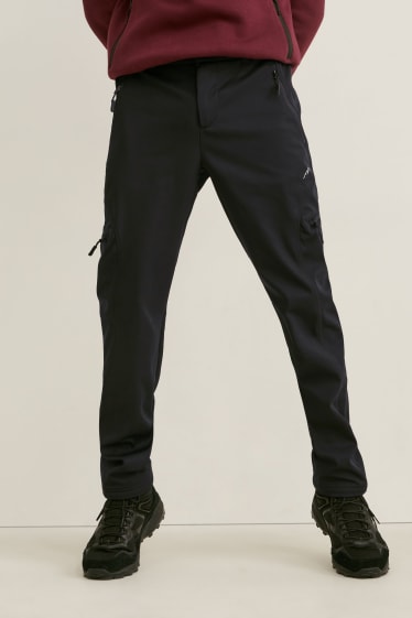 Hommes - Pantalon cargo - noir
