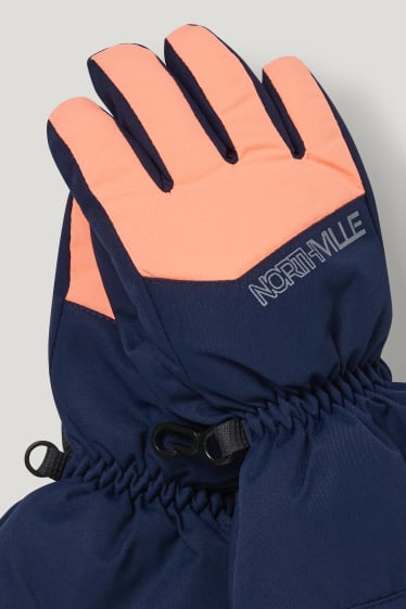 Toddler Girls - Ski-Handschuhe - dunkelblau