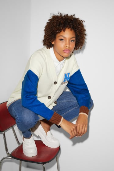 Clockhouse femme - CLOCKHOUSE - gilet en maille - blanc crème