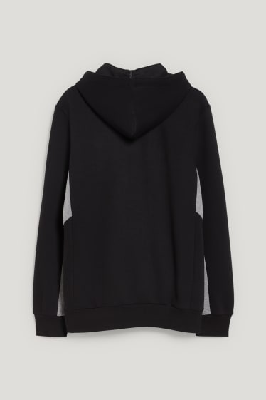 Mężczyźni - Bluza z kapturem - czarny