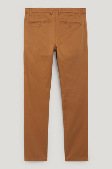 Uomo - Pantaloni chino - slim fit  - Flex - LYCRA® - havana