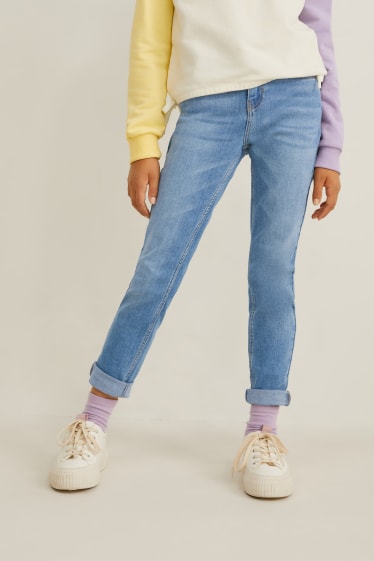 Niñas - Skinny jeans - vaqueros - azul