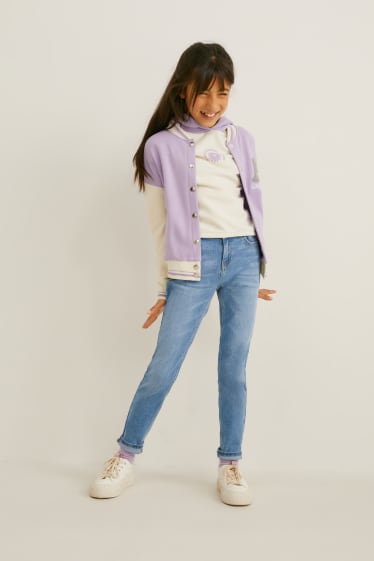 Niñas - Skinny jeans - vaqueros - azul