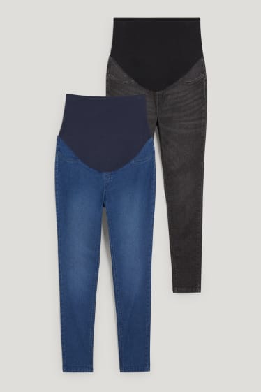 Mujer - Pack de 2 - vaqueros premamá - jegging jeans - LYCRA® - vaqueros - azul