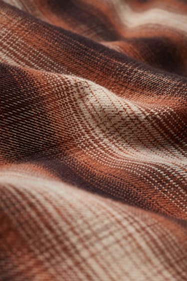 Clockhouse femme - CLOCKHOUSE - robe - à carreaux - marron / beige