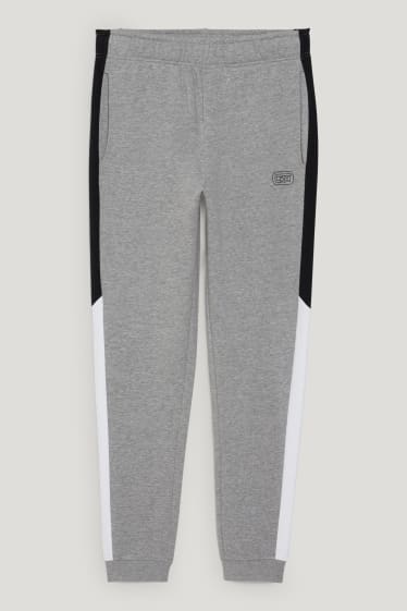 Clockhouse homme - CLOCKHOUSE - pantalon de jogging - gris clair chiné