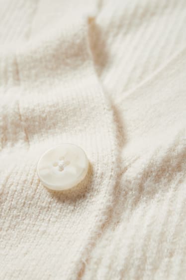 Women - Basic cardigan - cremewhite