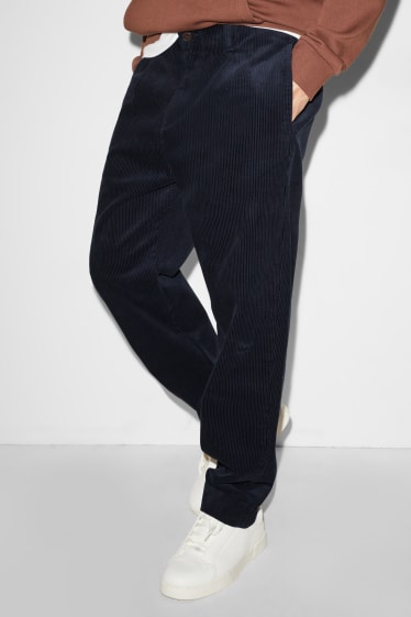 Clockhouse Boys - CLOCKHOUSE - pantaloni di velluto a coste - regular fit - blu scuro