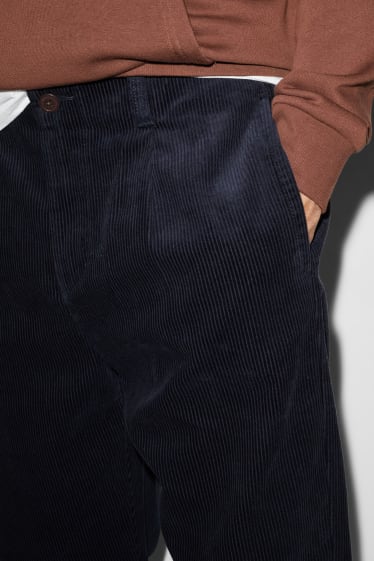 Clockhouse Boys - CLOCKHOUSE - pantaloni di velluto a coste - regular fit - blu scuro