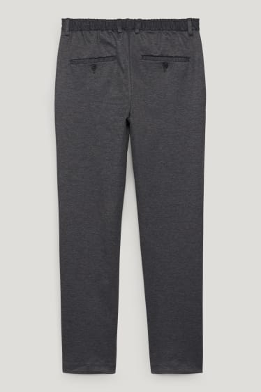 Hombre - Pantalón de vestir - colección modular - slim fit - Flex - LYCRA® - gris oscuro