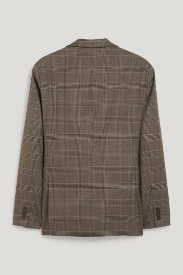 Hombre - Americana - colección modular - regular fit - stretch - LYCRA® - marrón jaspeado