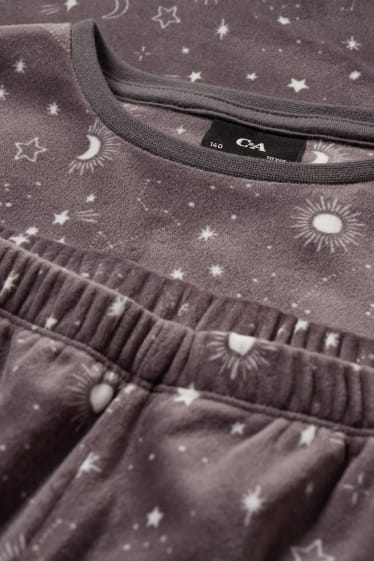 Bambine: - Pigiama - 2 pezzi - fantasia - grigio