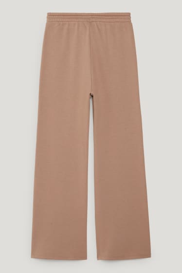 Clockhouse Girls - CLOCKHOUSE - pantaloni di felpa - palazzo - marrone chiaro