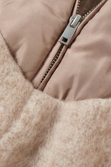 Women - Poncho - taupe