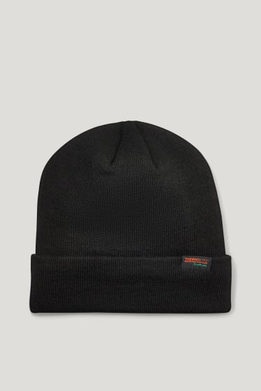 Herren - Strick-Mütze - THERMOLITE® - schwarz