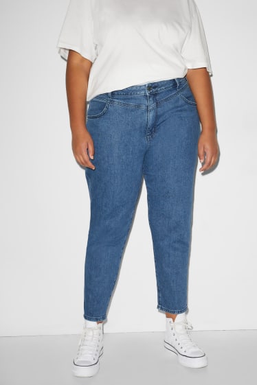 Clockhouse Girls - CLOCKHOUSE - mom jeans - vita alta - jeans blu