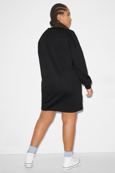 Donna - CLOCKHOUSE - vestito di felpa - da materiali riciclati - nero