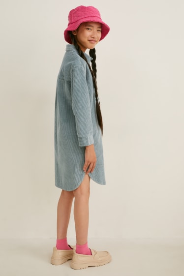 Kids Girls - Jurk van corduroy - mintgroen
