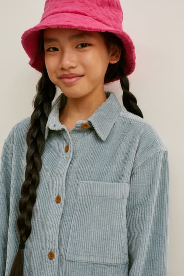 Kids Girls - Jurk van corduroy - mintgroen