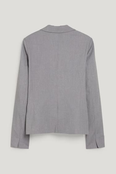 Dames - Business-blazer - regular fit - grijs-mix