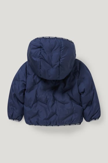 Bébé garçons - Doudoune à capuche pour bébé - bleu foncé