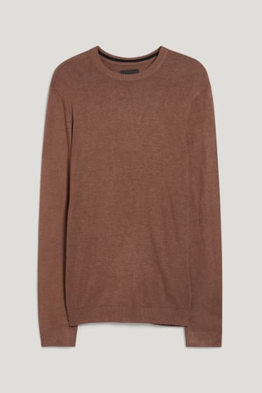 Clockhouse homme - CLOCKHOUSE - pullover - marron clair