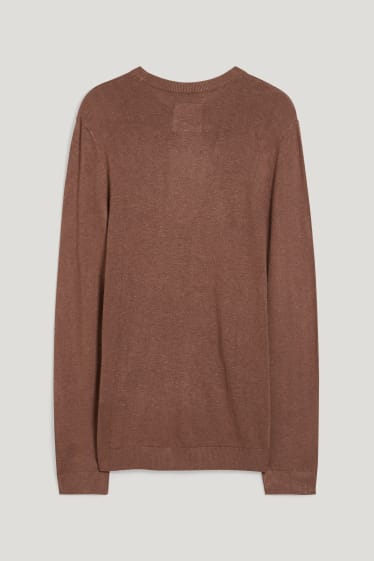 Clockhouse homme - CLOCKHOUSE - pullover - marron clair