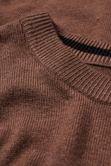 Clockhouse homme - CLOCKHOUSE - pullover - marron clair