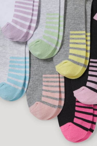 Filles - Lot de 7 paires - socquettes - blanc