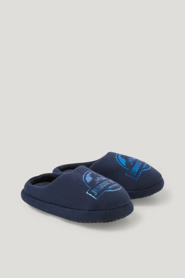 Garçons - Jurassic World - chaussons - bleu foncé