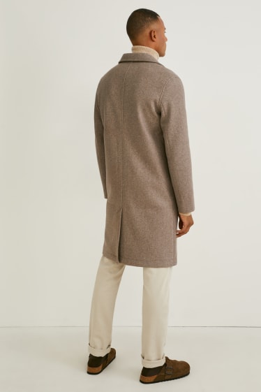 Herren - Mantel - taupe